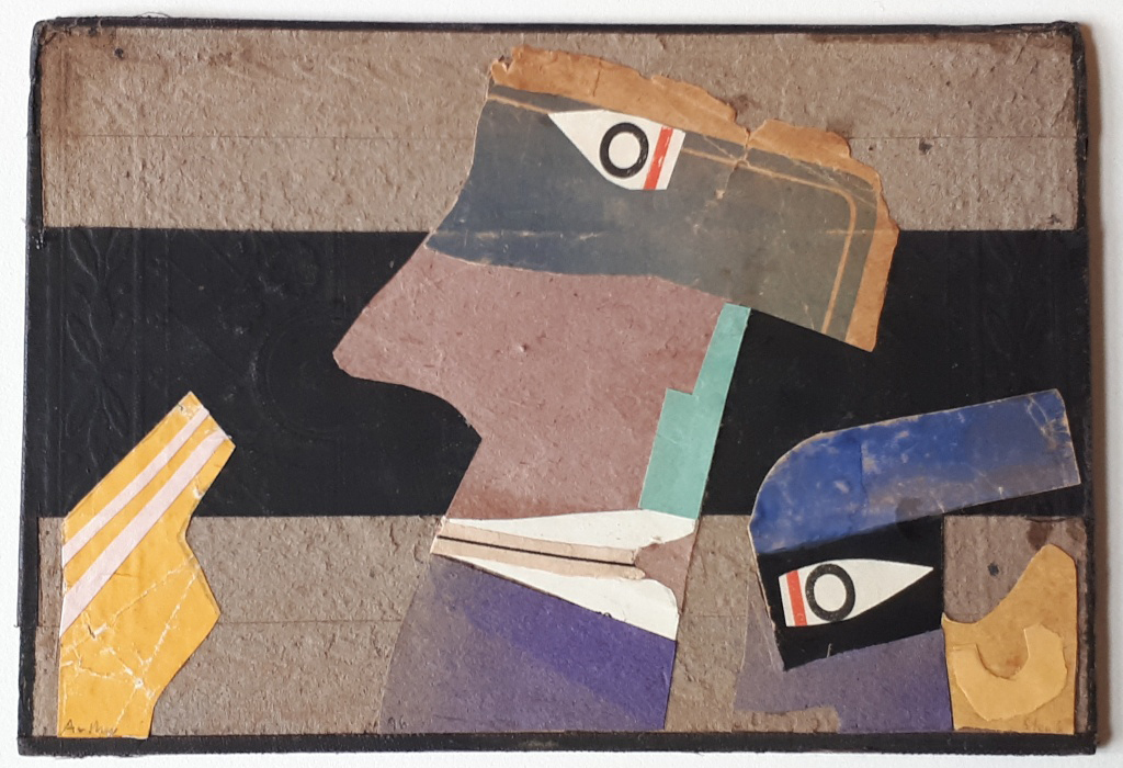 Arthur Slenk collage persoon