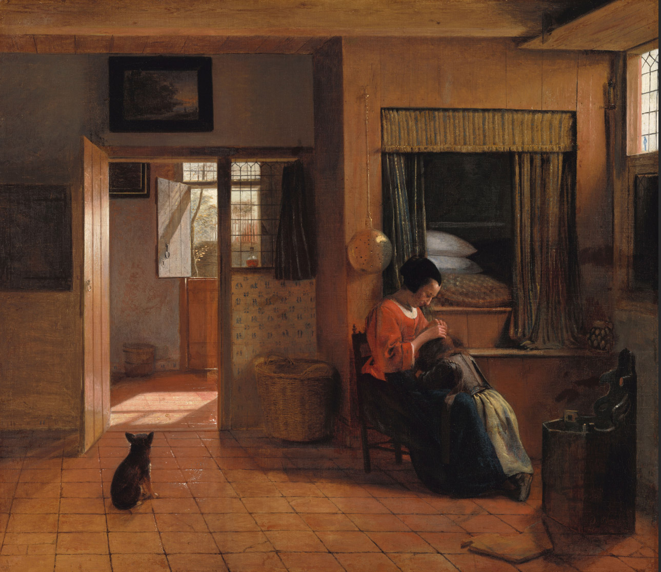 Pieter de Hooch Moedertaak 1660 Rijksmuseum kl